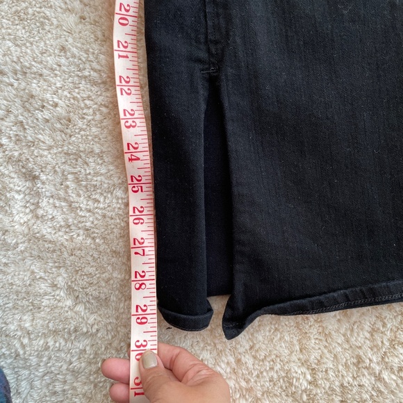 rag & bone Jean Womens High Rise Elephant Bell Flare Leg w/ slit Size 25 Black - Picture 13 of 15